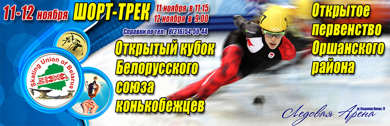 Открытый Кубок ОО «БСК» по шорт-треку Открытый Кубок ОО «БСК» по шорт-треку